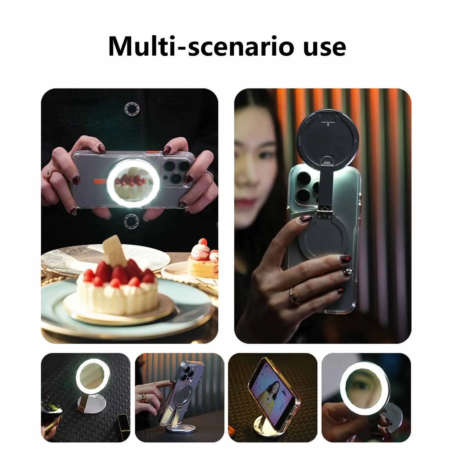 SirTech™ Magnetic Selfie Light – Perfect Lighting Anywhere