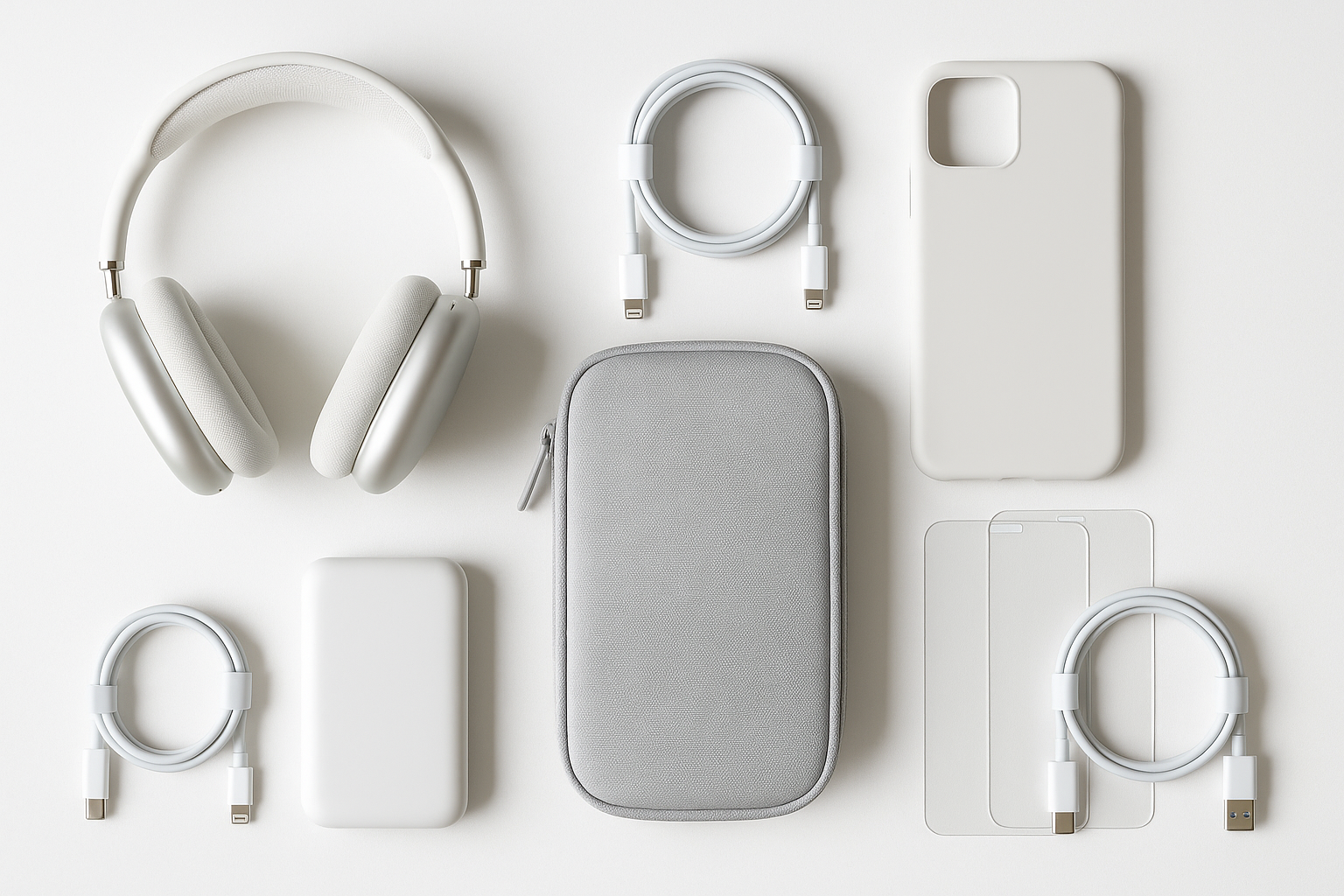 Necesito que me generes una imagen sobre Gadgets, accesorios tecnológicos, dispositivos tecnológicos, etc. Que vaya acorde con lo que venderé en mi tienda que es ese tipo de variedad